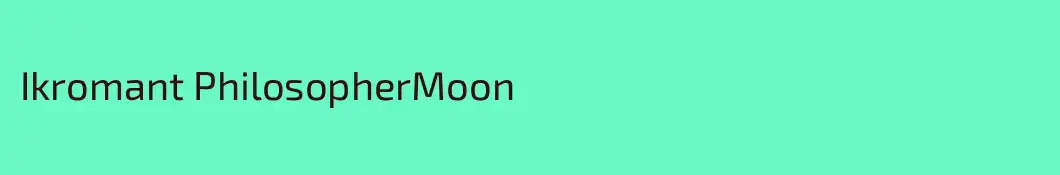 Ikromant PhilosopherMoon